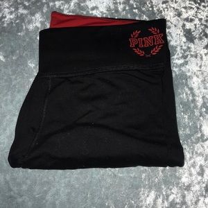 Pink Nebraska University Leggings